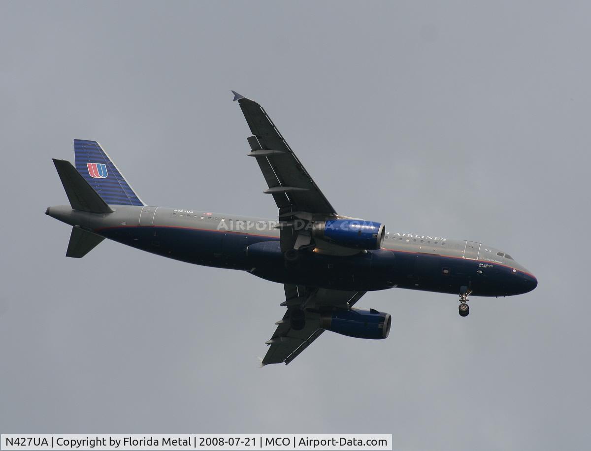 N427UA, 1995 Airbus A320-232 C/N 512, United A320
