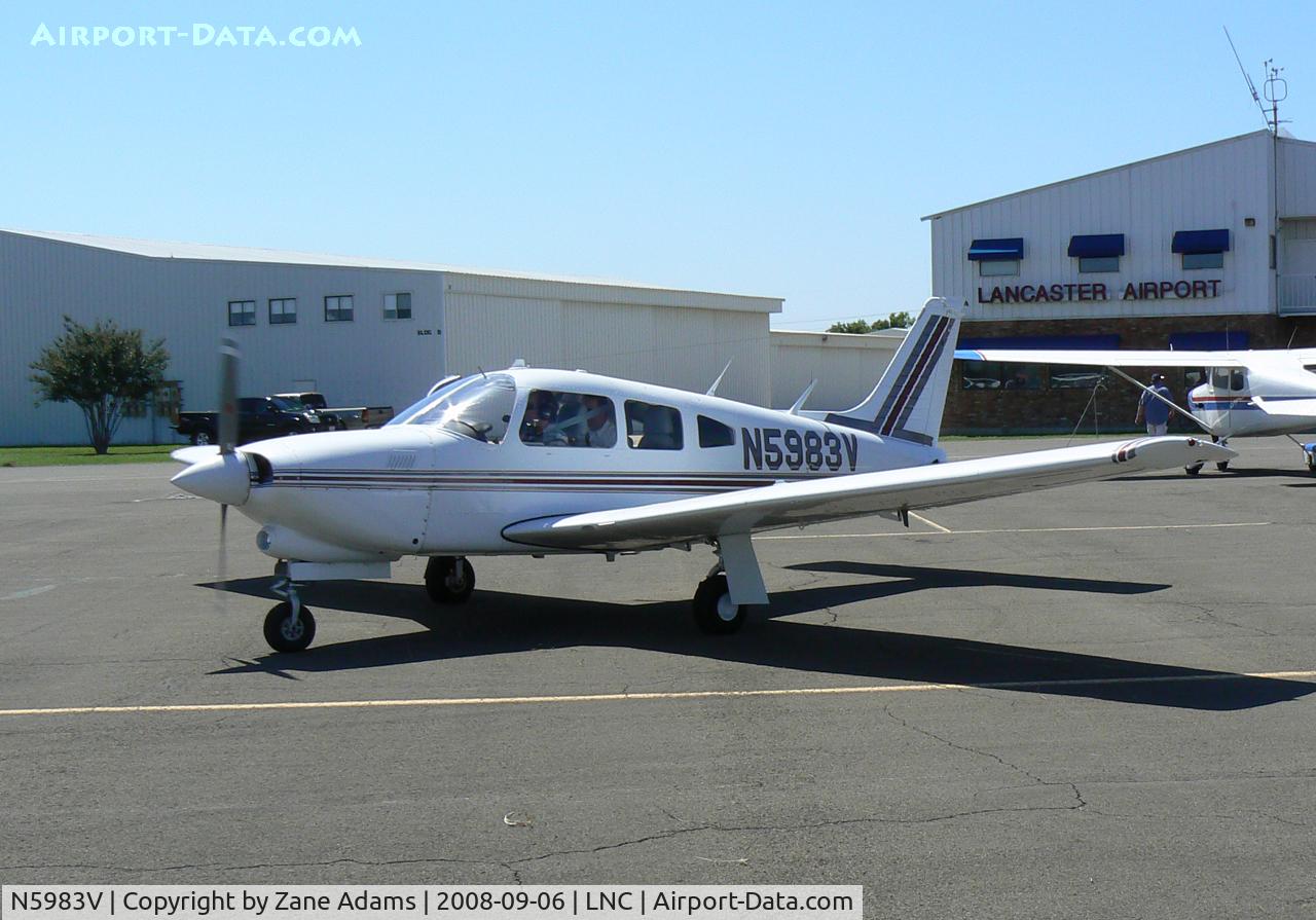 N5983V, Piper PA-28R-201T Cherokee Arrow III C/N 28R-7703175, At Lancaster, TX