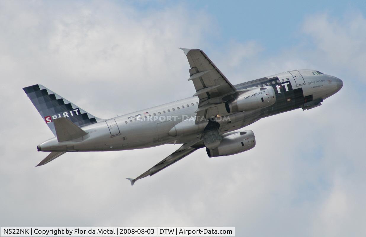 N522NK, 2006 Airbus A319-132 C/N 2893, Spirit A319