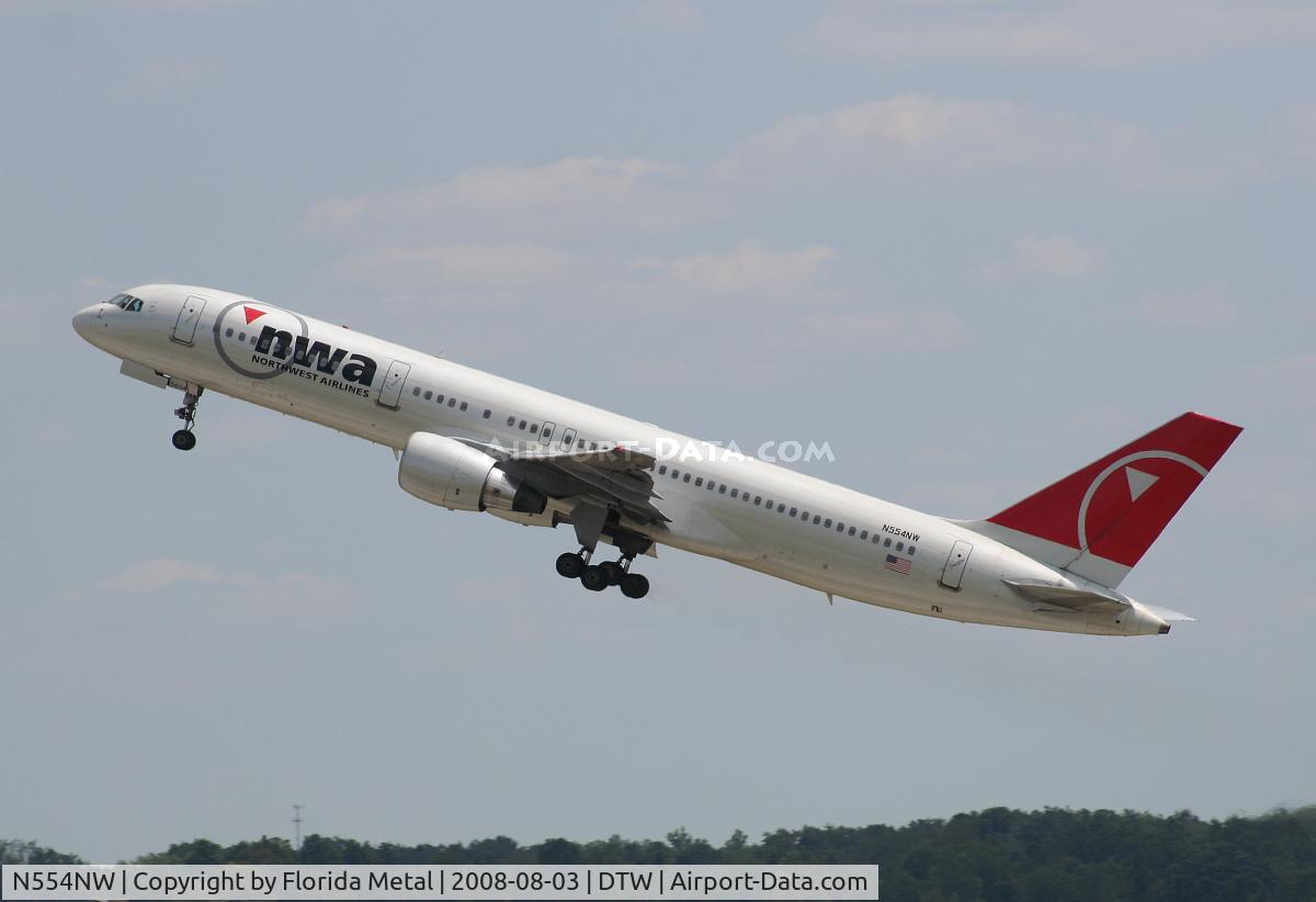 N554NW, 2001 Boeing 757-251 C/N 26501, Northwest 757-200
