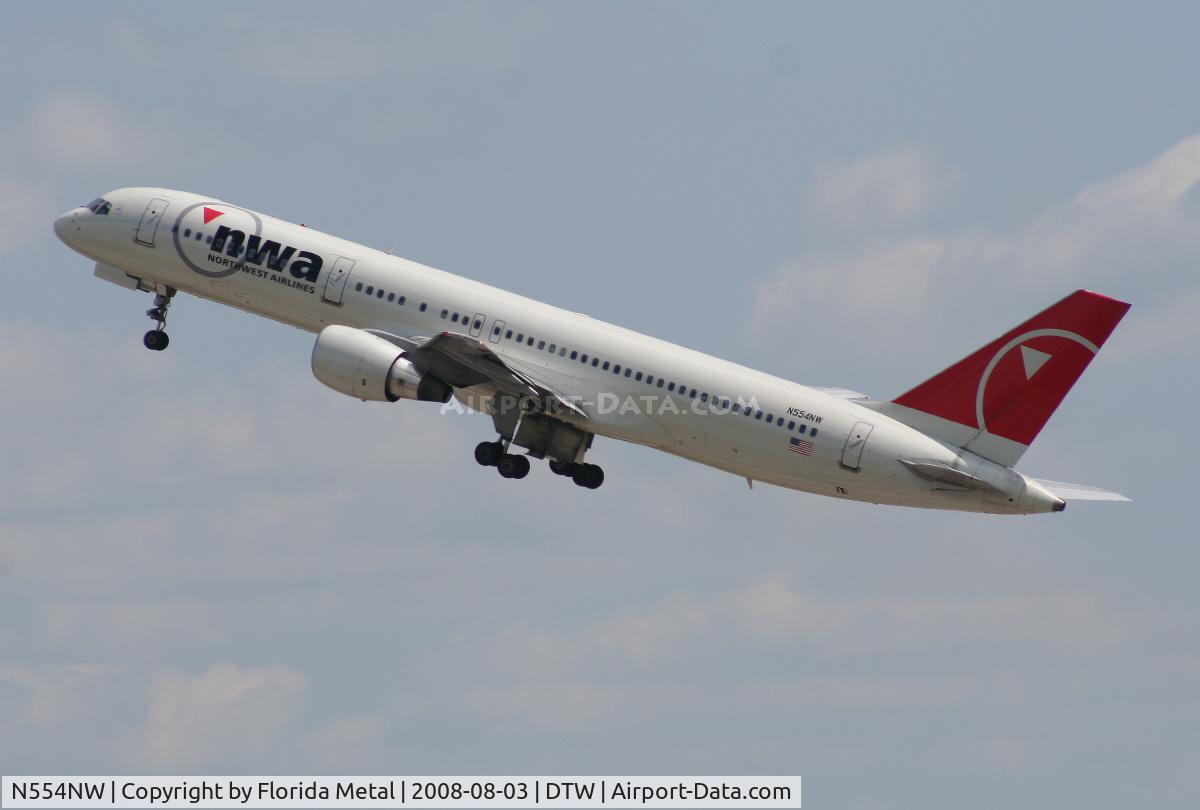 N554NW, 2001 Boeing 757-251 C/N 26501, Northwest 757-200