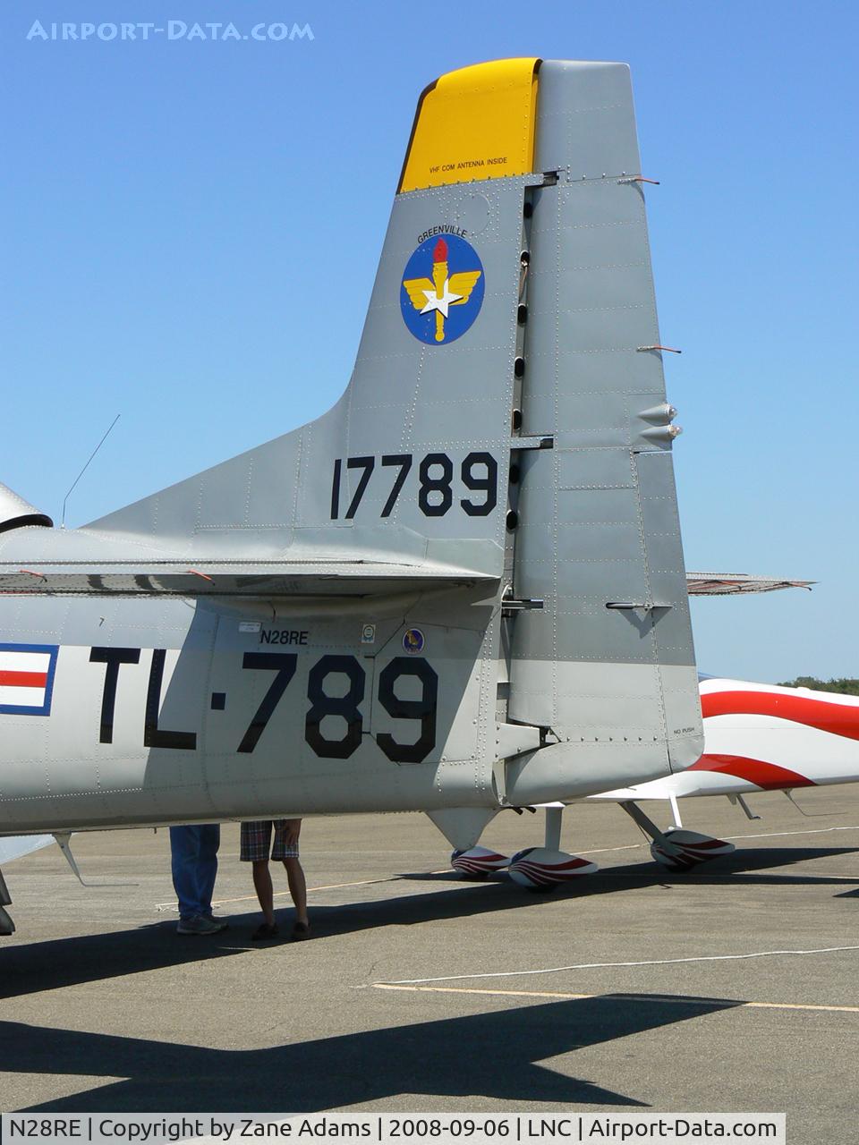 N28RE, 1951 North American T-28A Trojan C/N 174-642, At the DFW CAF open house 2008 - Warbirds on Parade!