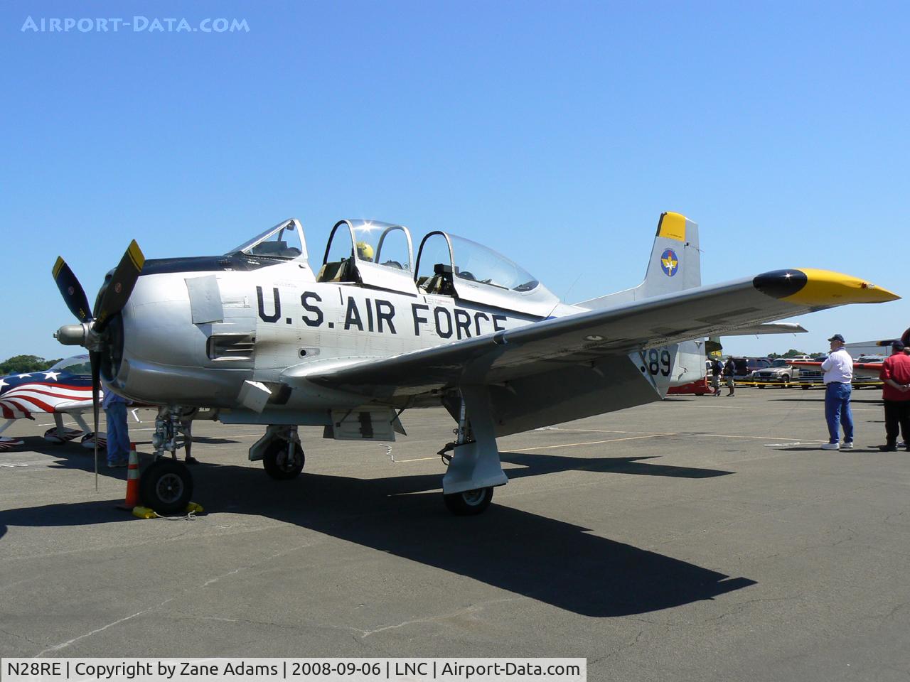 N28RE, 1951 North American T-28A Trojan C/N 174-642, At the DFW CAF open house 2008 - Warbirds on Parade!