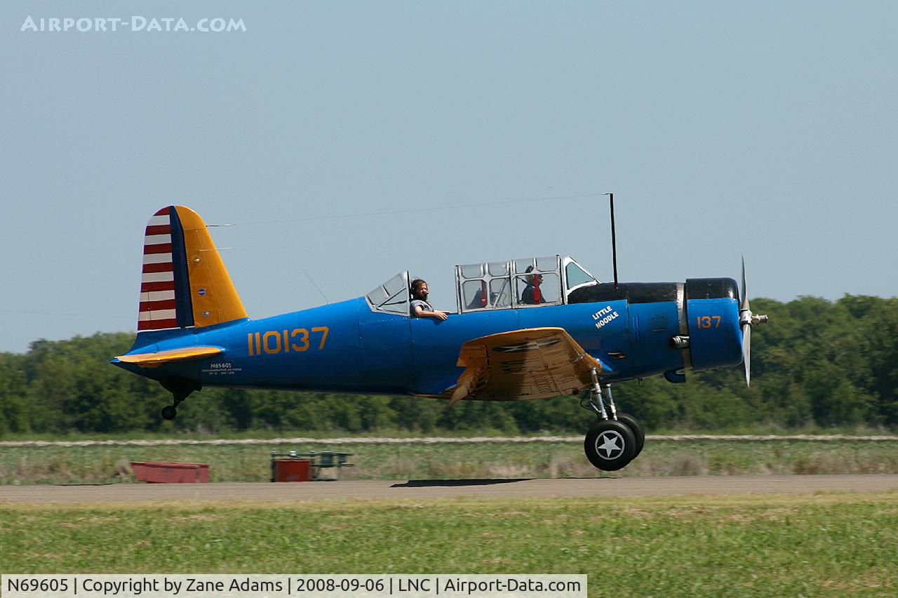 N69605, 1941 Consolidated Vultee BT-15 C/N 1258, At the DFW CAF open house 2008 - Warbirds on Parade!