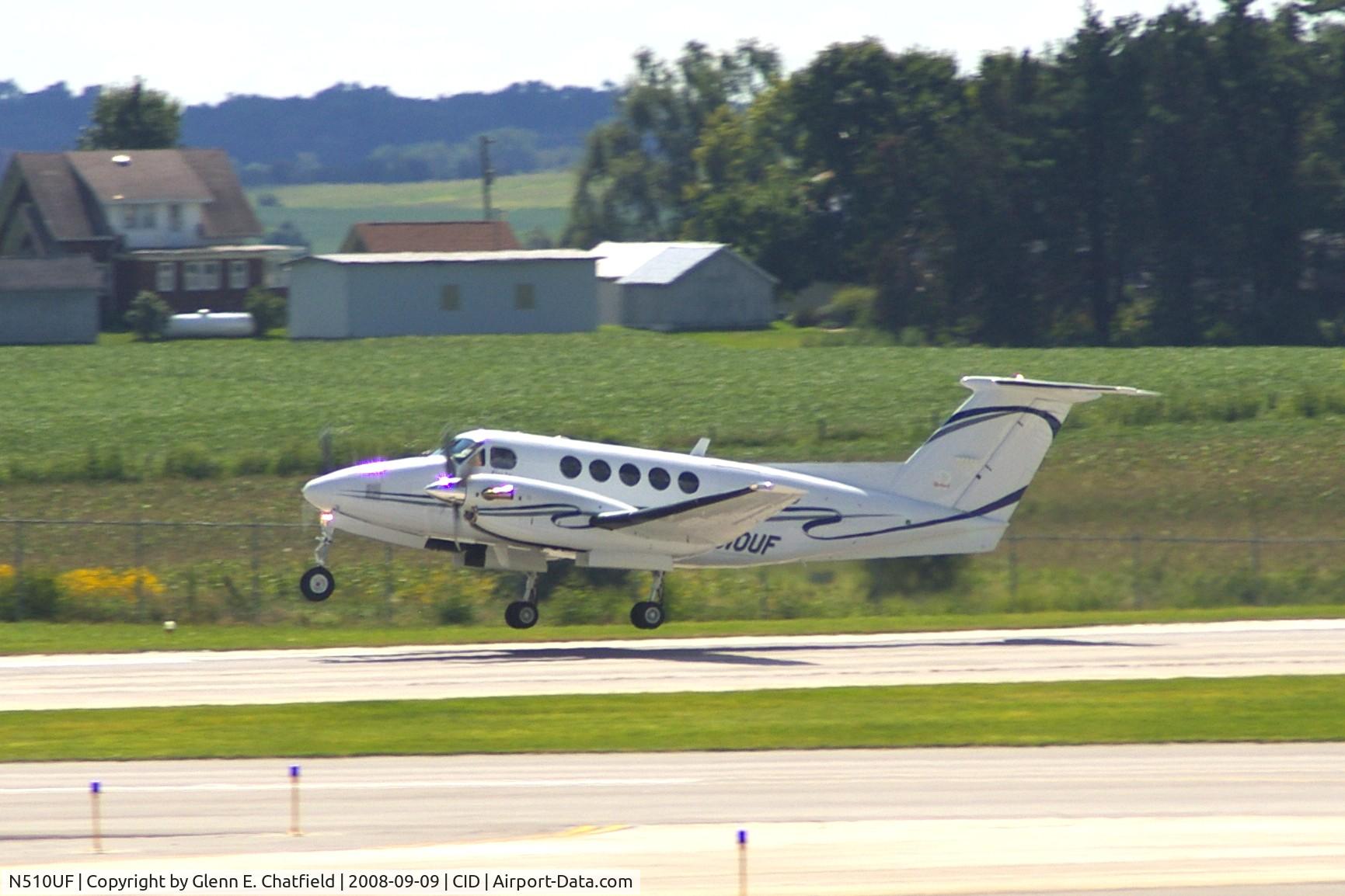N510UF, Hawker Beechcraft 350 Super King Air (B300) C/N FL-615, Just lifting off runway 9