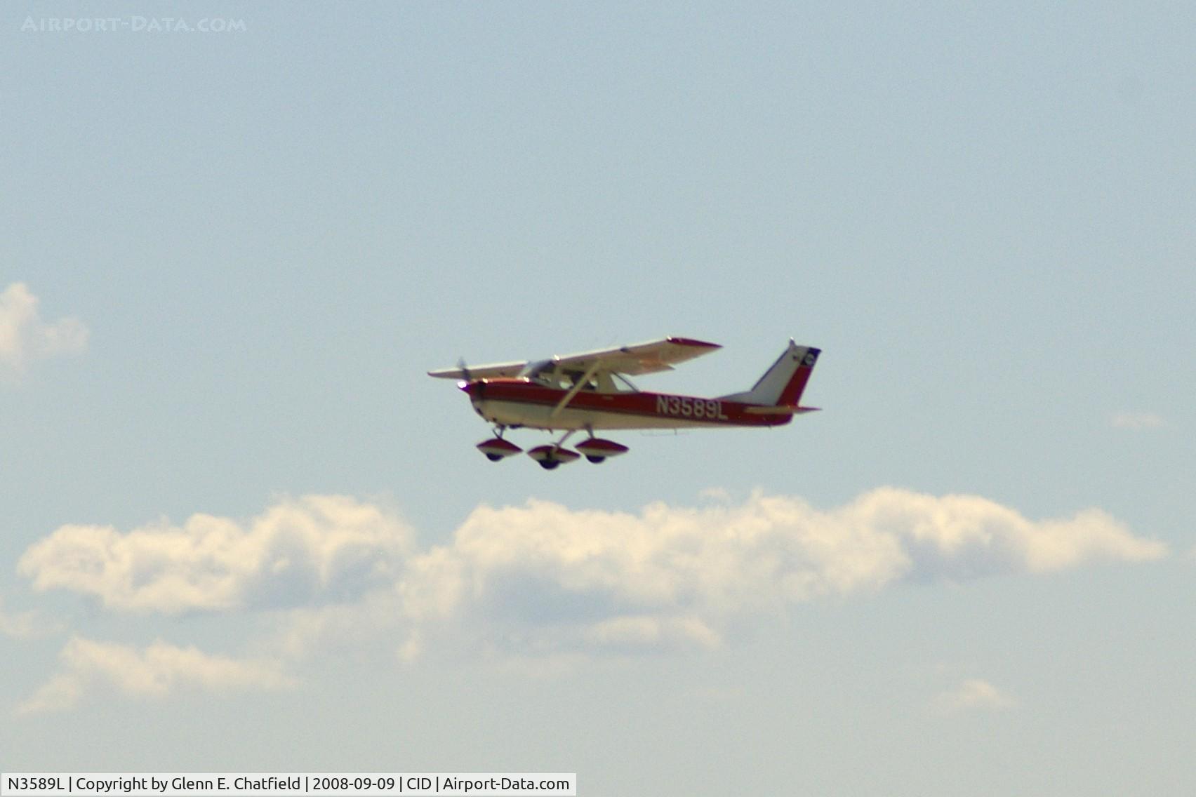 N3589L, 1965 Cessna 150F C/N 15062389, Departing Runway 9