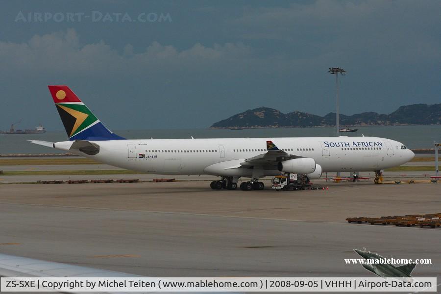 ZS-SXE, 2004 Airbus A340-313X C/N 646, South African Airways