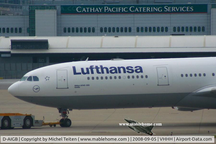 D-AIGB, 1993 Airbus A340-311 C/N 024, Lufthansa