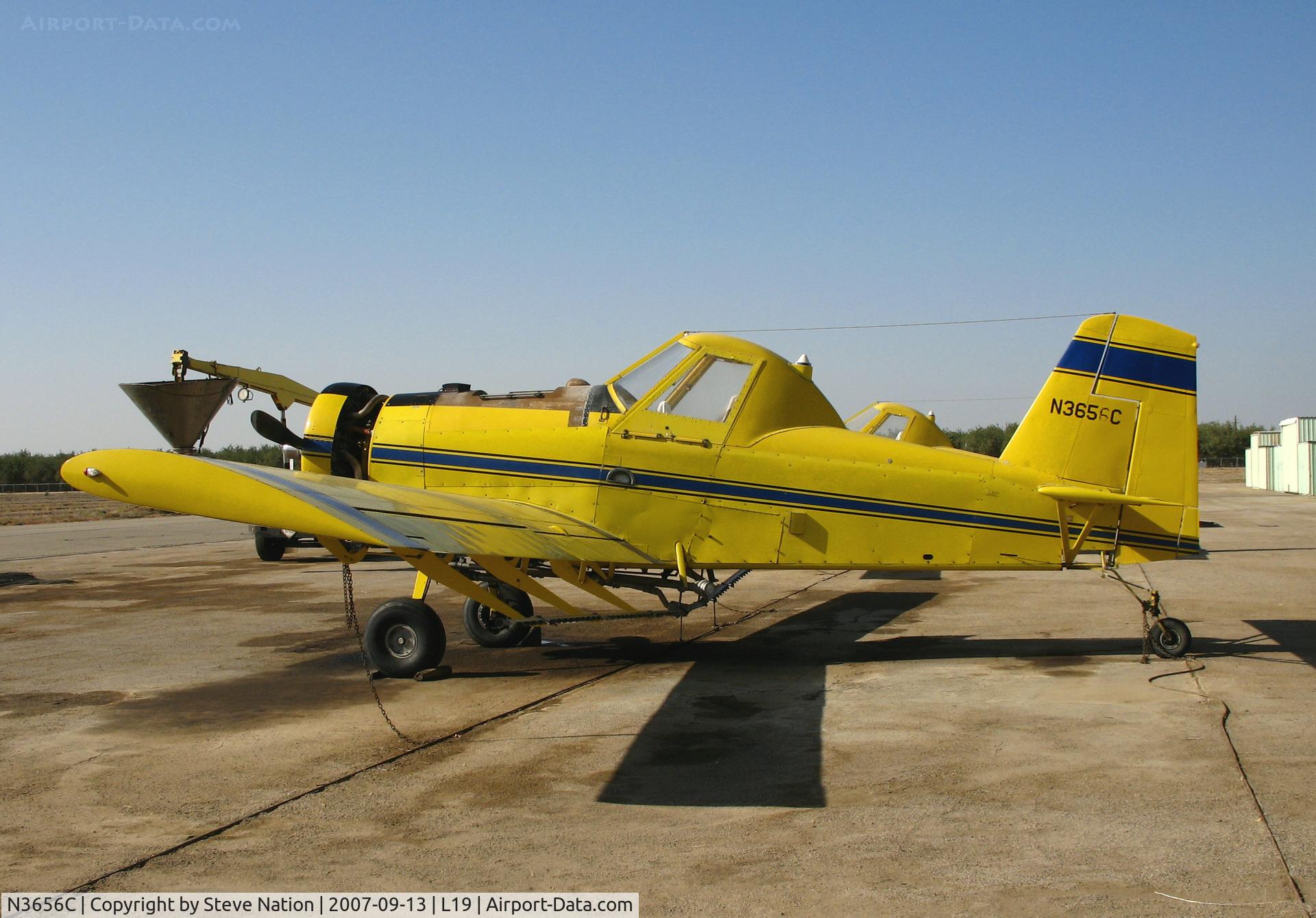 N3656C, 1980 Air Tractor Inc AT-301 C/N 301-0304, Tri-Star Agrinautics 1980 Air Tractor Inc AT-301 rigged as sprayer @ Wasco, CA