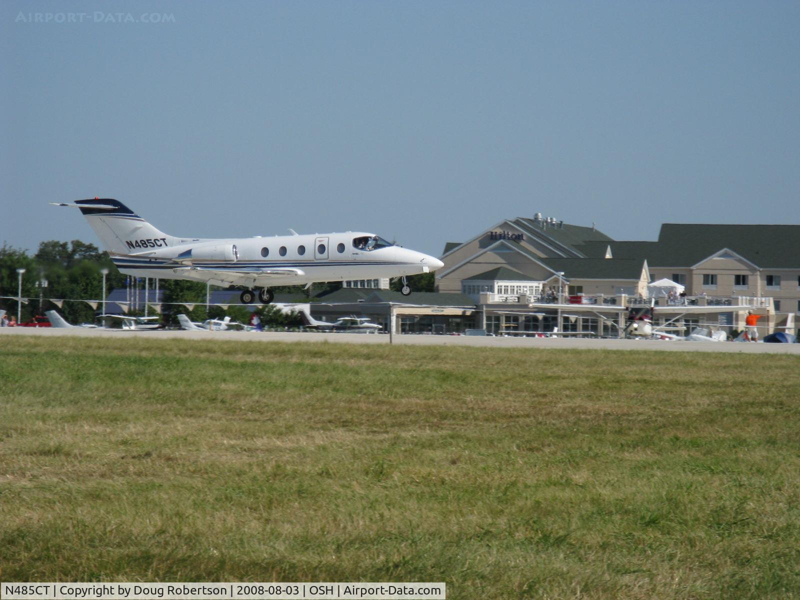 N485CT, Hawker Beechcraft 400A Beechjet C/N RK-545, Hawker Beechcraft BEECHJET 400A, two P&W(C)JT15D-5 turbofans 2,965 lb st for takeoff, 2,900 lb st max continuous, landing Rwy 09