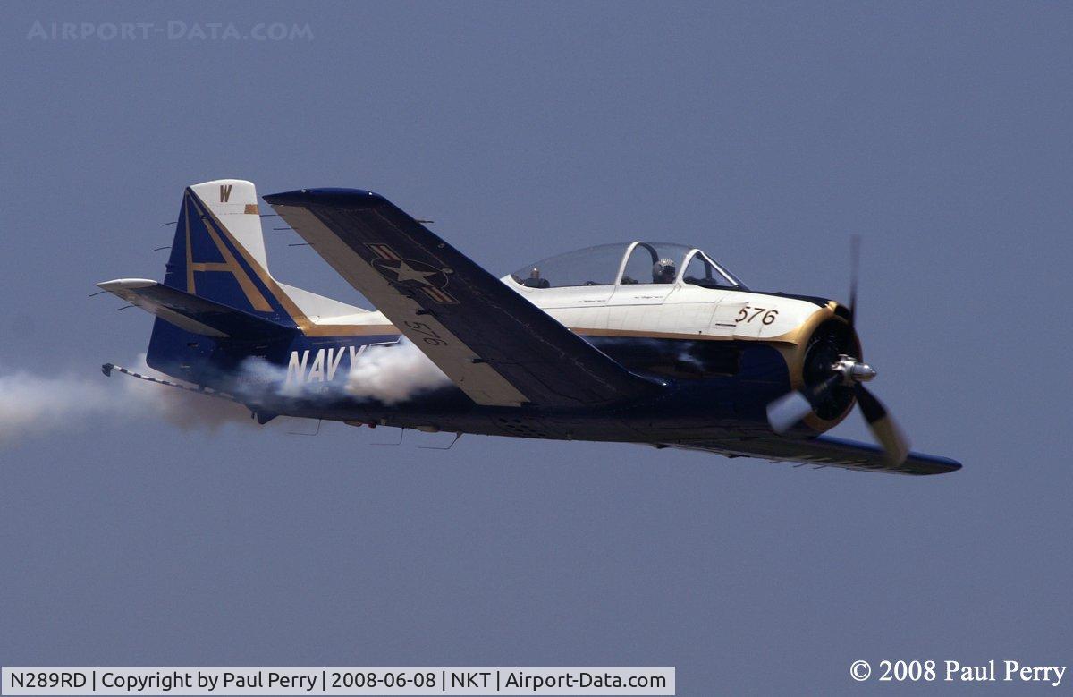 N289RD, 1956 North American T-28C Trojan C/N 226-153, High-speed smoke pass