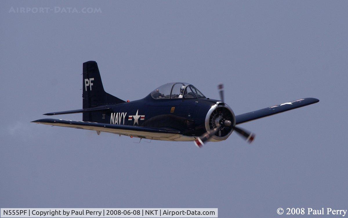 N555PF, 1954 North American T-28B Trojan C/N 200-336 (138265), Nice, level pass