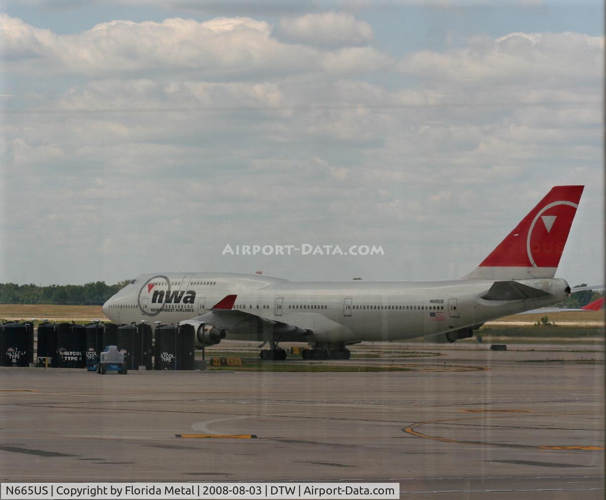 N665US, 1989 Boeing 747-451 C/N 23820, Northwest 747-400