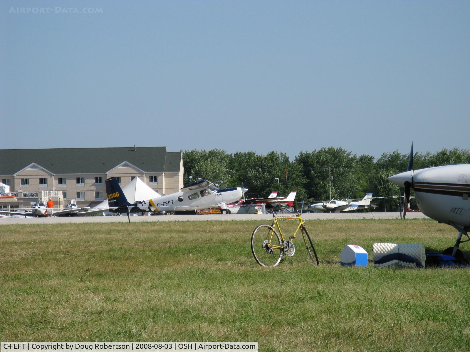 C-FEFT, 1967 Helio H-250 Courier C/N 2533, 1967 Helio H-250A COURIER 2 STOL, Lycoming O-540-A2B 250 Hp, takeoff roll Rwy 09