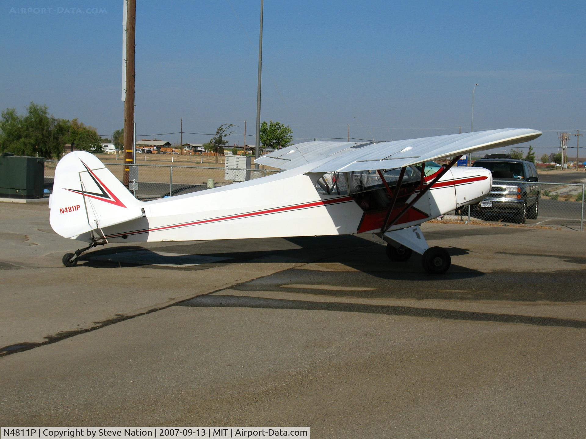 N4811P, 1947 Piper PA-11 Cub Special C/N 11-866, 1947 Piper PA-11 @ Shafter, CA