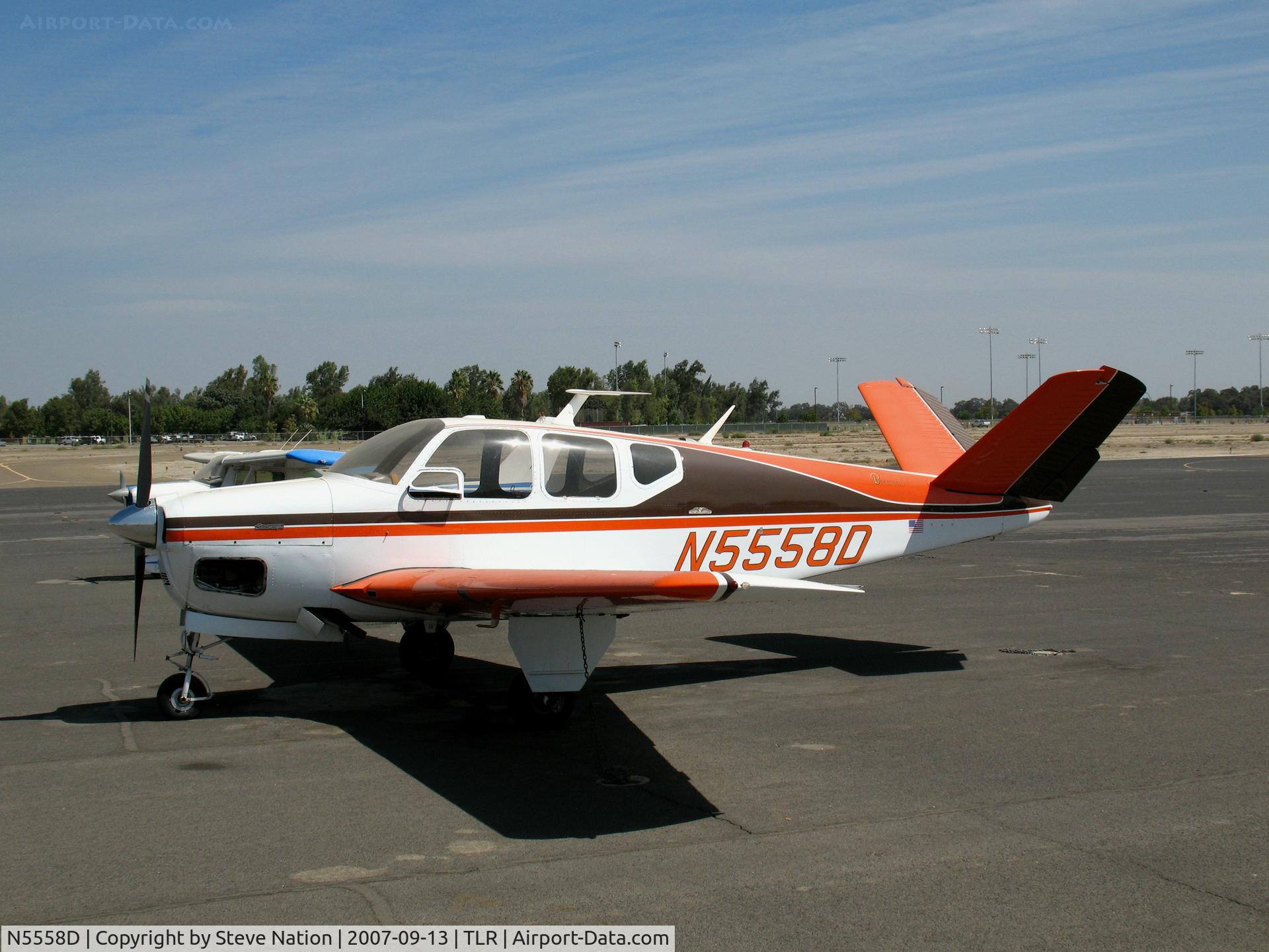 N5558D, 1957 Beech H35 Bonanza C/N D-5080, 1957 Beech H35 @ Tulare, CA