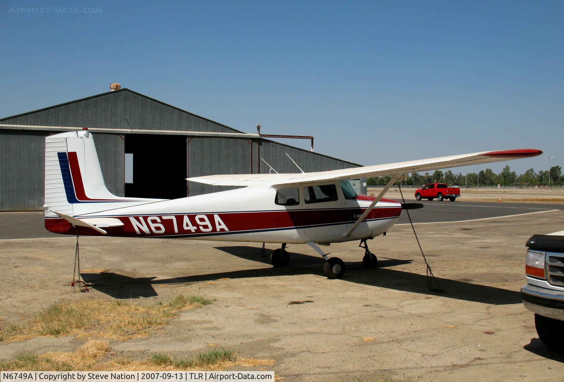 N6749A, 1956 Cessna 172 C/N 28849, 1956 Cessna 172 straight-tail @ Tulare, CA
