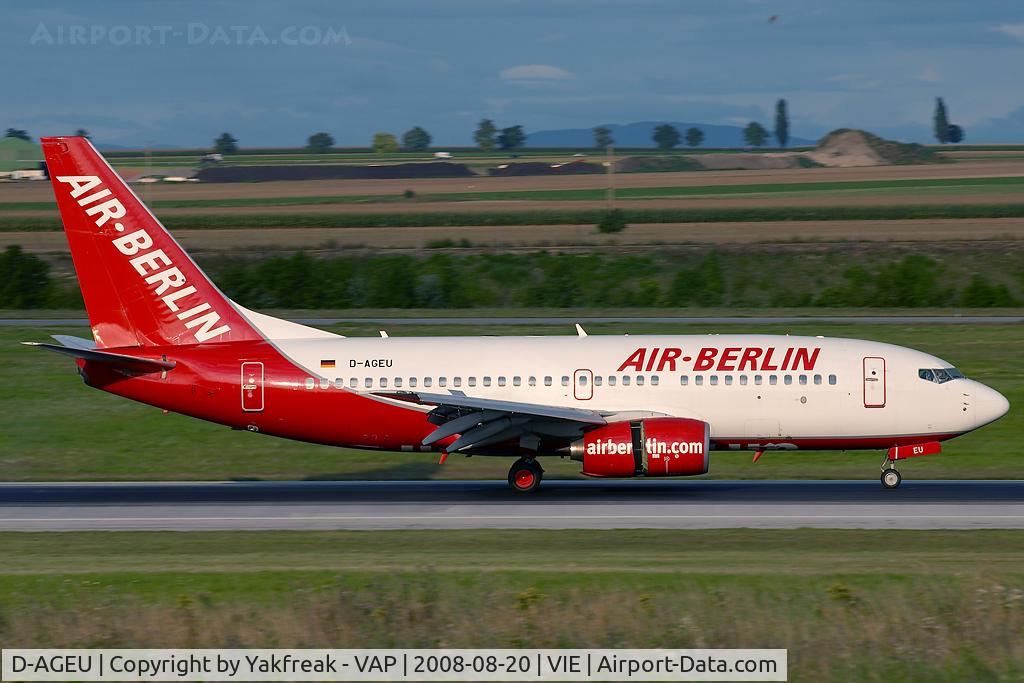 D-AGEU, 1998 Boeing 737-75B C/N 28104, Air Berlin Boeing 737-700
