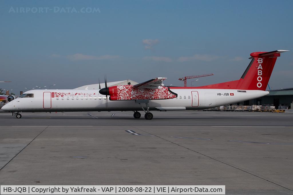 HB-JQB, 2007 De Havilland Canada DHC-8-402Q Dash 8 C/N 4175, Fly Baboo Dash 8-400
