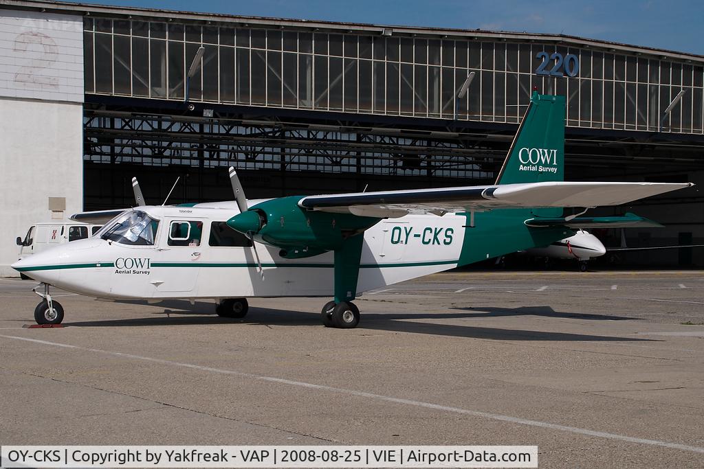 OY-CKS, 1976 Britten-Norman BN-2A-21 Islander C/N 553, COWI BN2