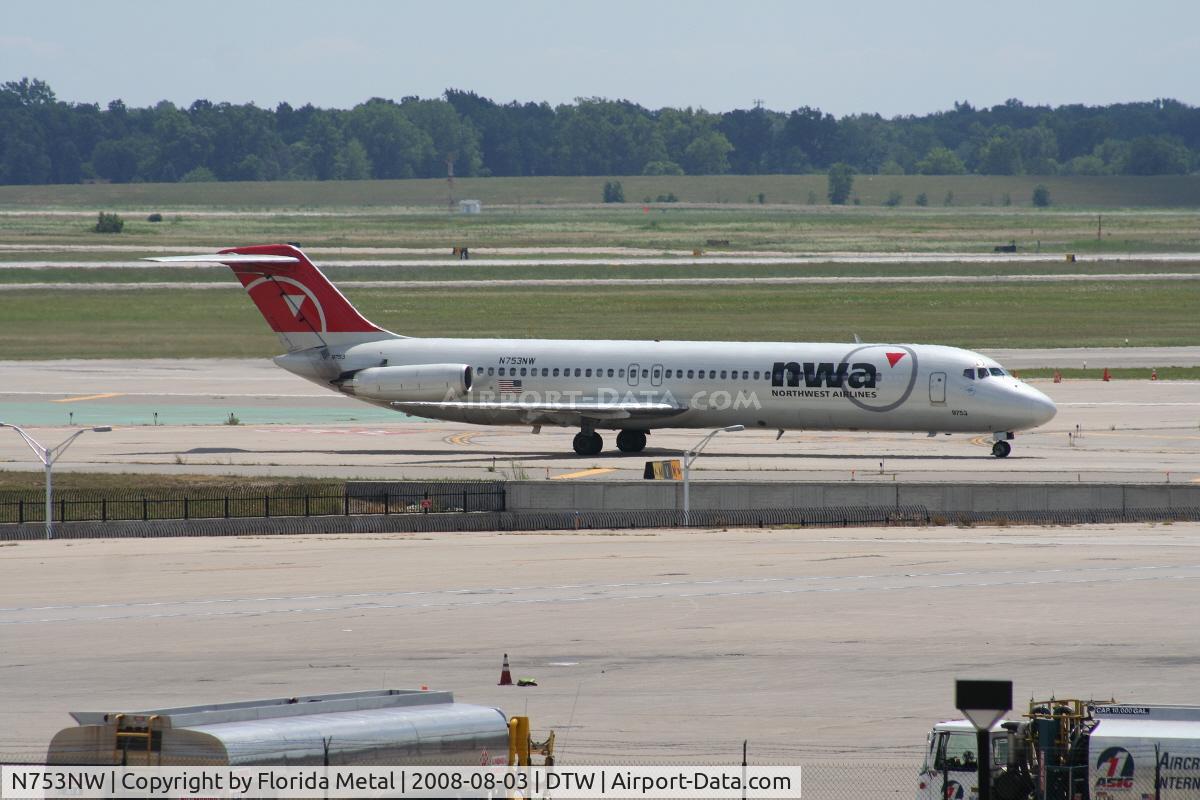 N753NW, 1968 Douglas DC-9-41 C/N 47117, Northwest DC-9-41