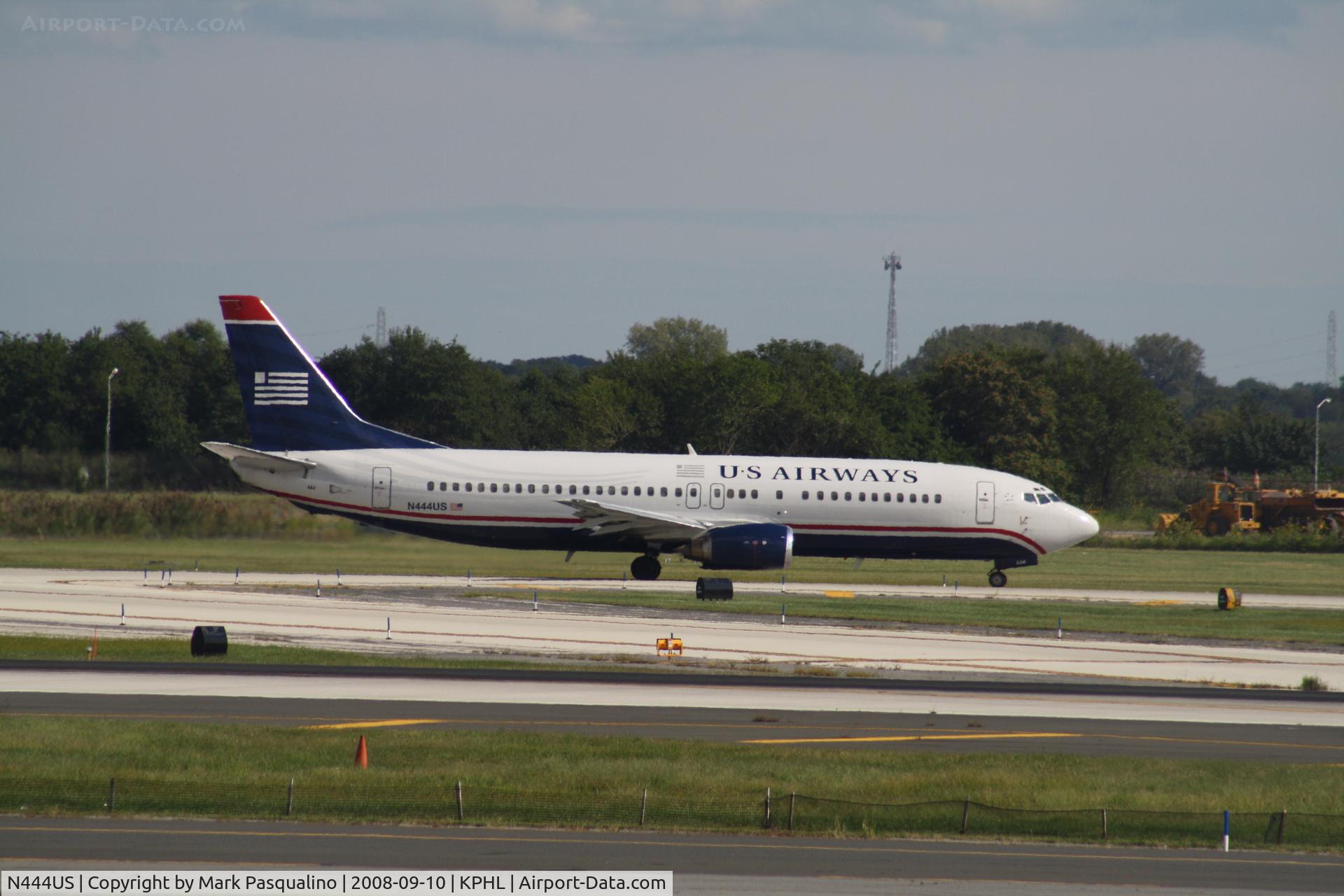 N444US, 1990 Boeing 737-4B7 C/N 24862, Boeing 737-400