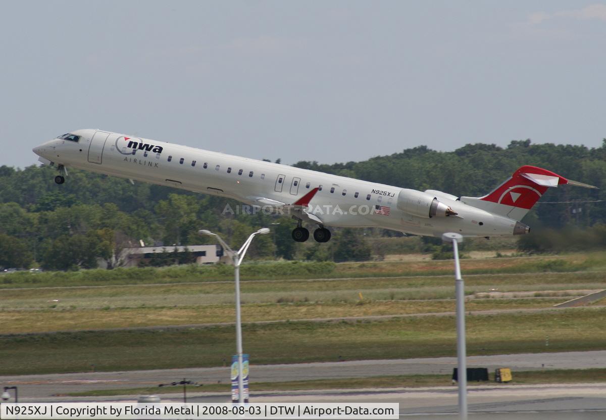 N925XJ, 2008 Canadair CRJ-900ER (CL-600-2D24) C/N 15183, Mesaba CRJ-900