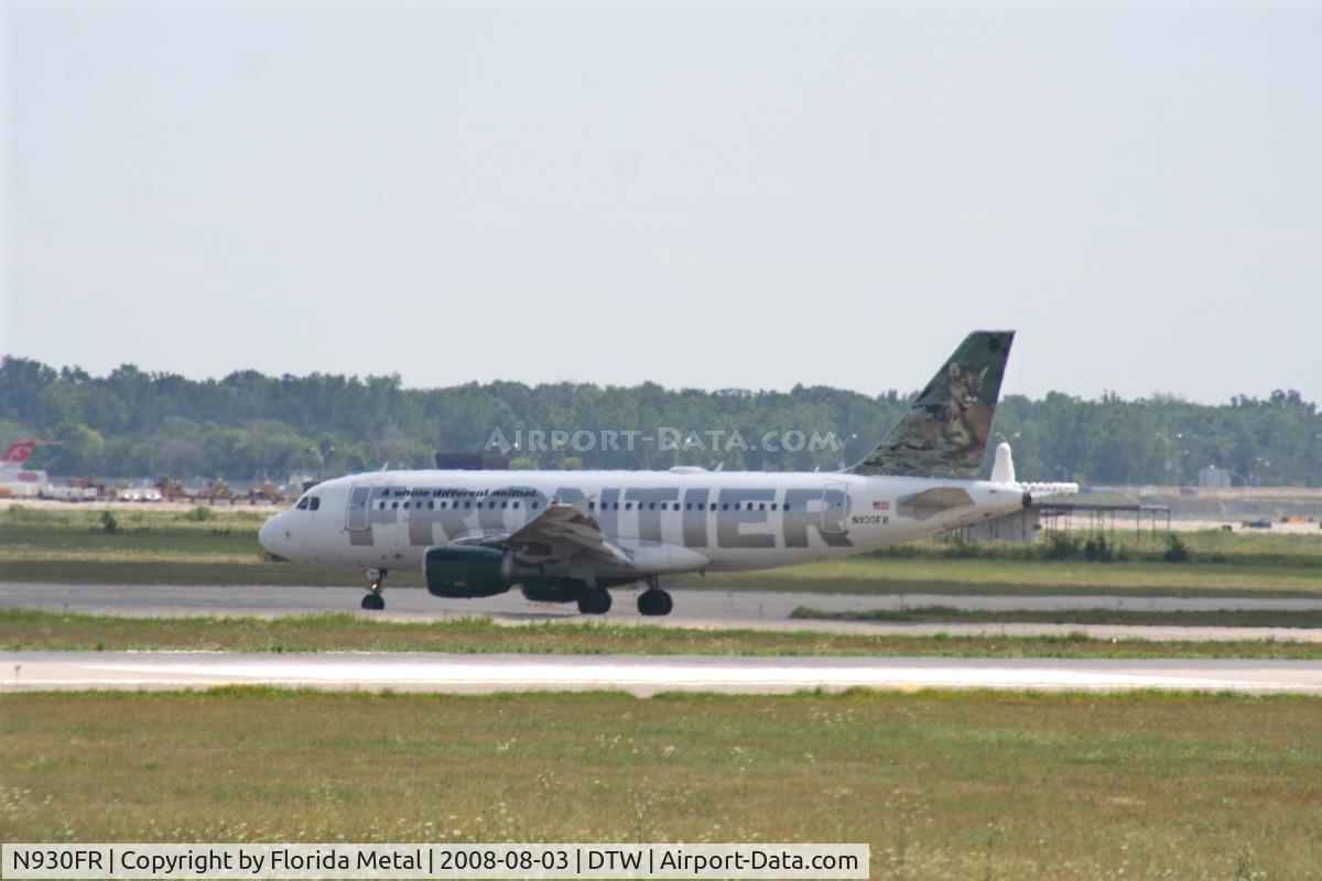 N930FR, 2004 Airbus A319-111 C/N 2241, Frontier 