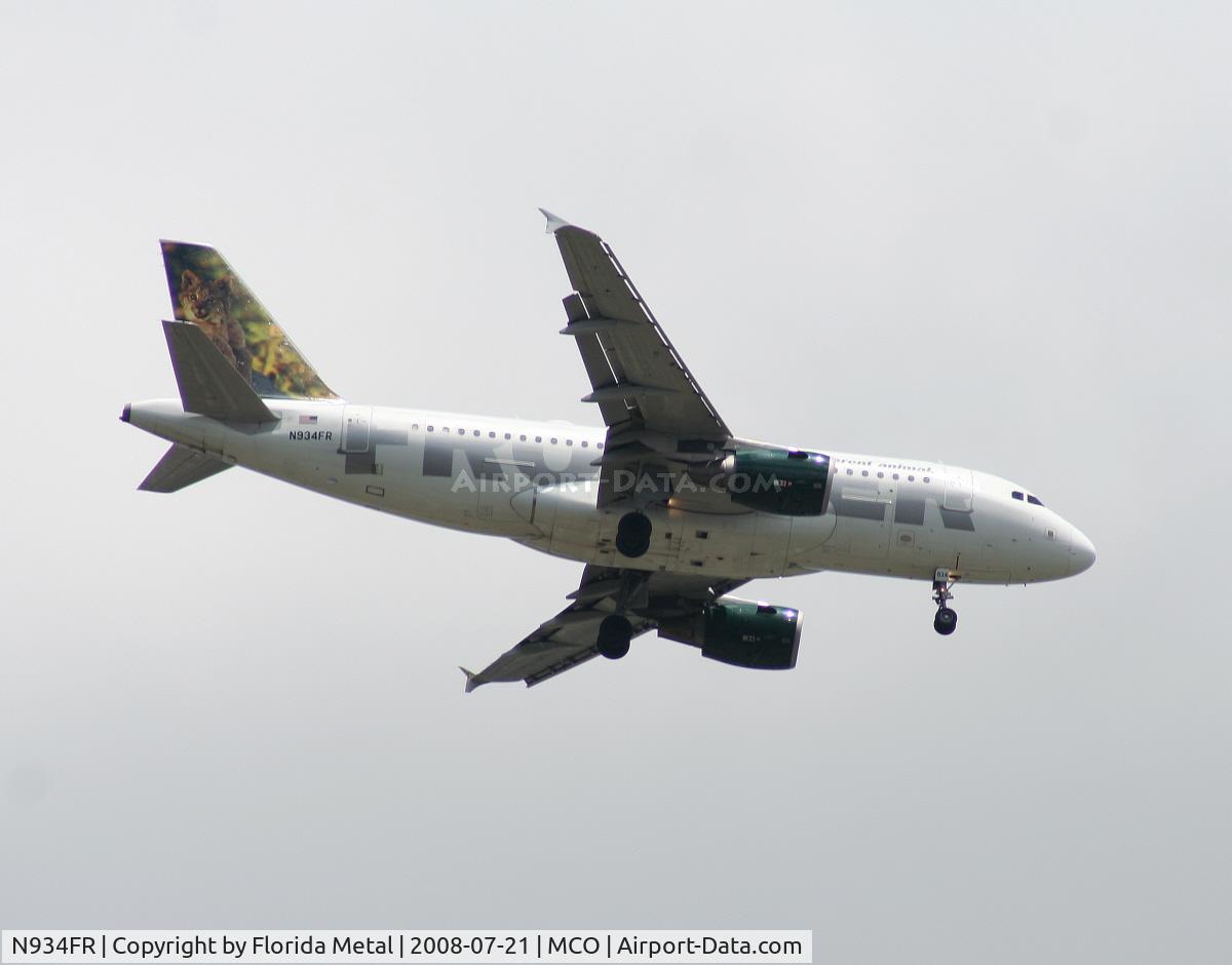 N934FR, 2004 Airbus A319-111 C/N 2287, Frontier 