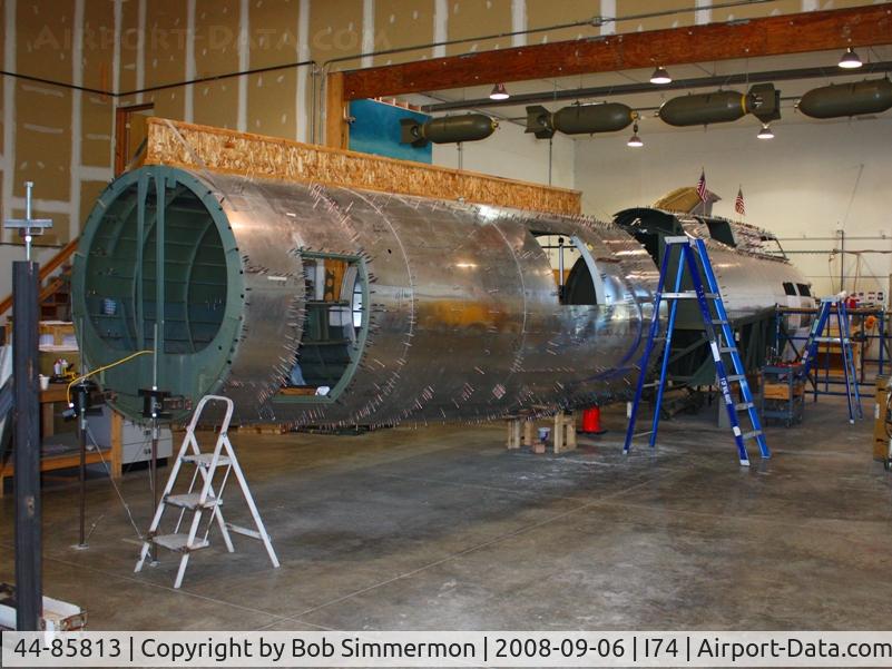44-85813, 1944 Boeing B-17G Flying Fortress C/N 8722, Fuselage re-assembly