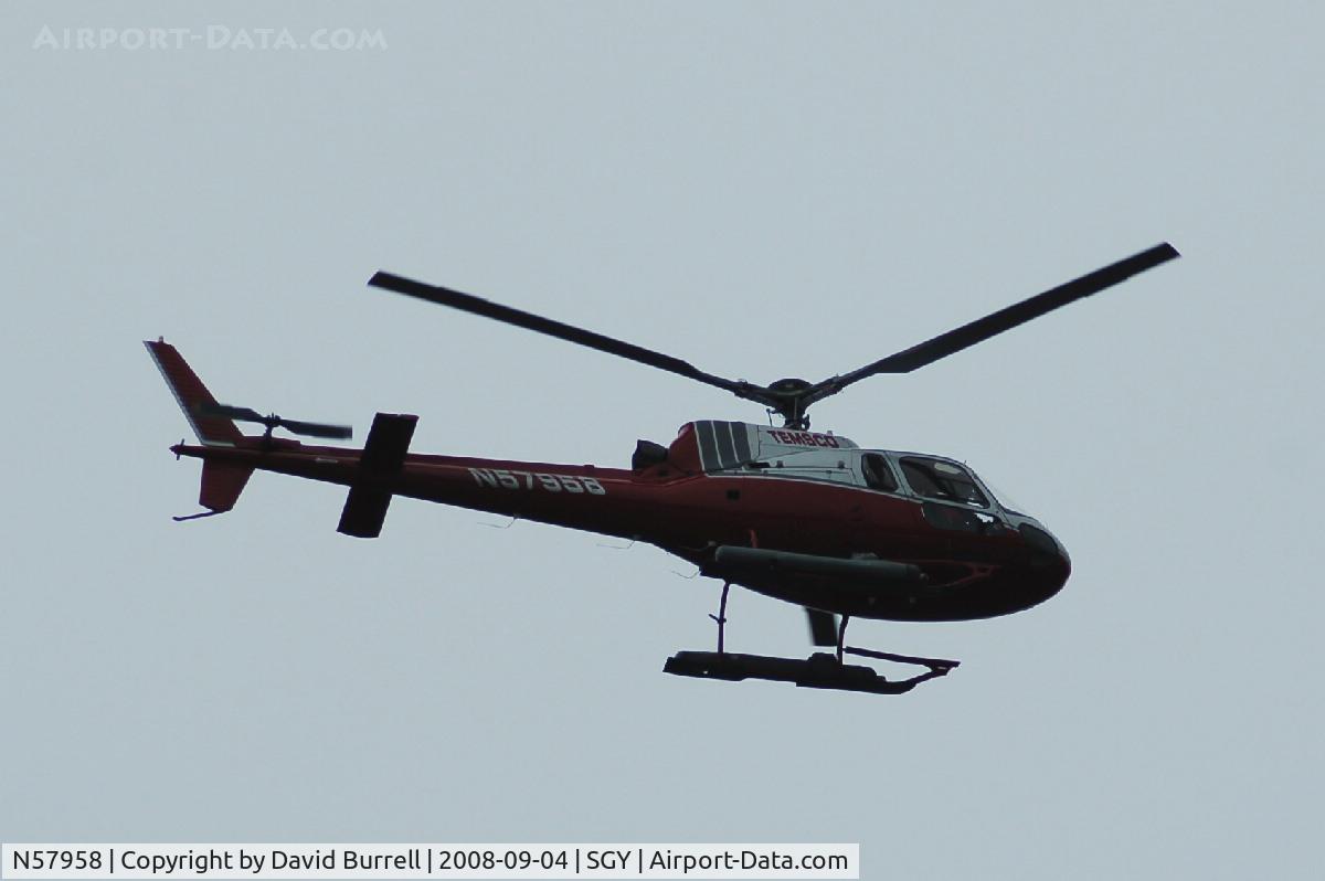 N57958, 1982 Aerospatiale AS-350B Ecureuil C/N 1512, N57958 AS-350B WCUREUIL - Skagway