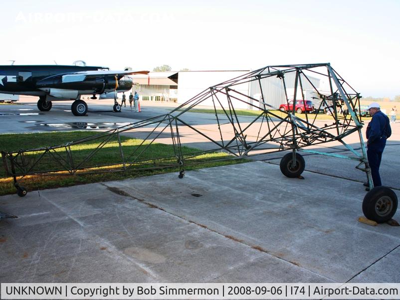 UNKNOWN, , Stripped down Fairchild 24 on display at MERFI - Urbana, Ohio.