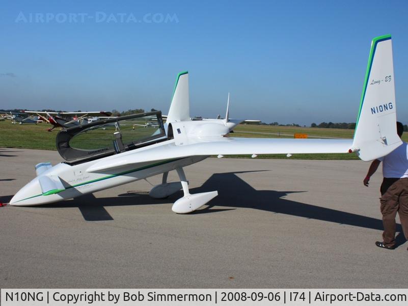 N10NG, 1985 Rutan Long-EZ C/N 434, MERFI Fly-in - Urbana, Ohio