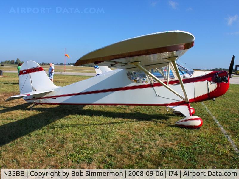 N35BB, 1944 Aeronca 0-58B Grasshopper C/N 058B-9383, MERFI Fly-in - Urbana, Ohio