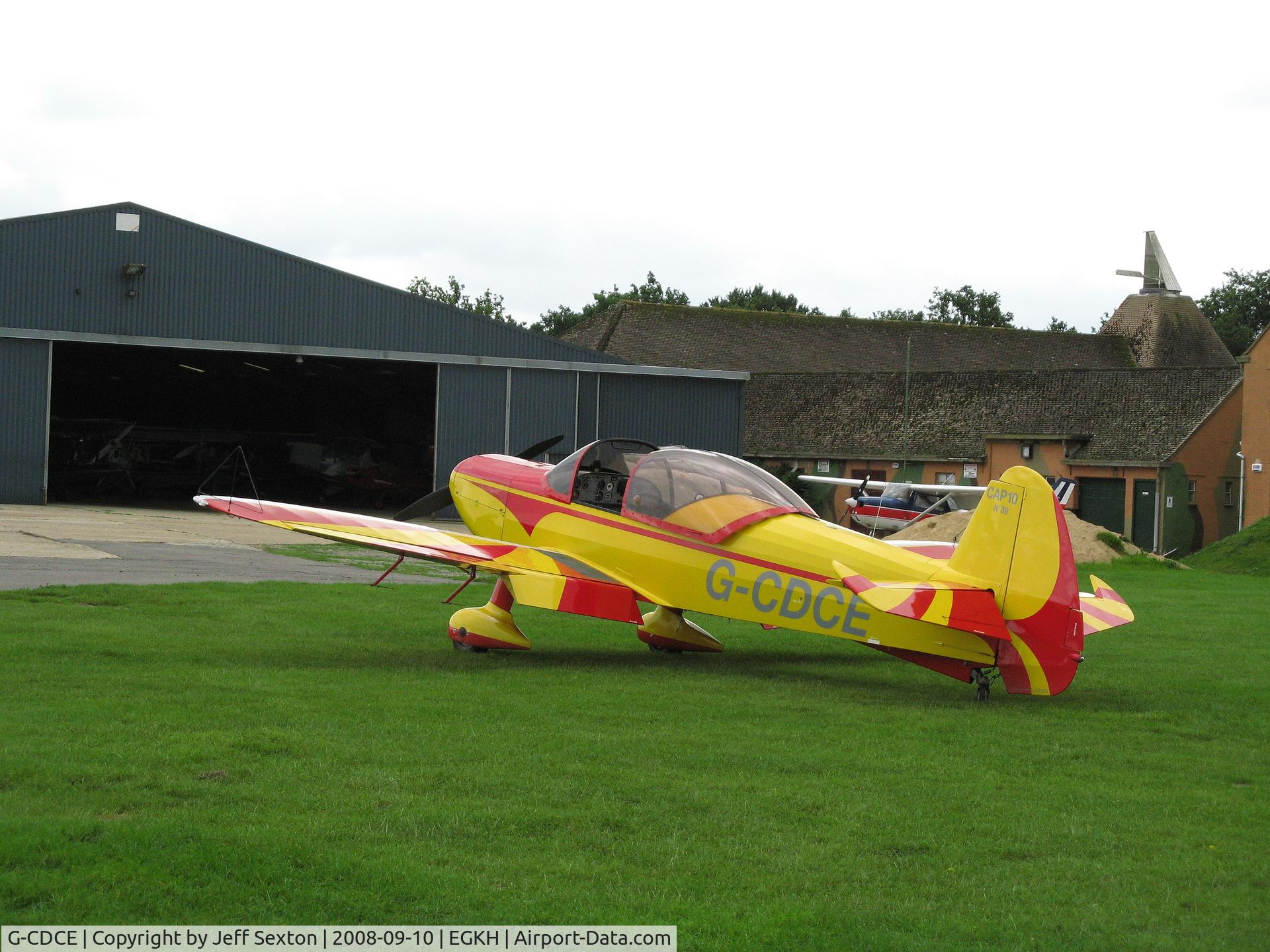 G-CDCE, 1973 Mudry CAP-10B C/N 039, Parked at Lashenden/Headcorn UK