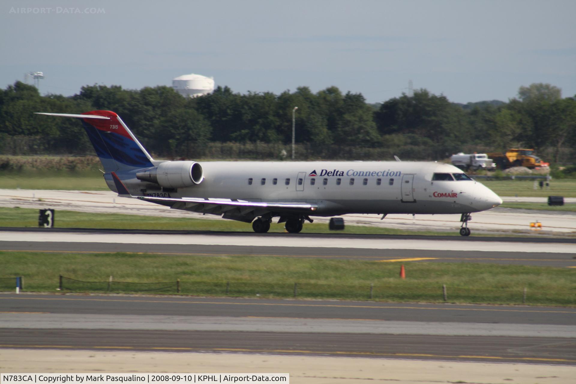 N783CA, Bombardier CRJ-100ER (CL-600-2B19) C/N 7315, CL-600-2B19