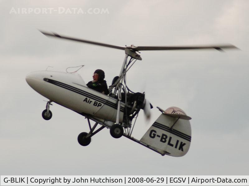 G-BLIK, 1984 Wallis WA.116/F C/N K/218/X, Autogyro G-BLIK designed & piloted by Wing Commander Ken Wallis