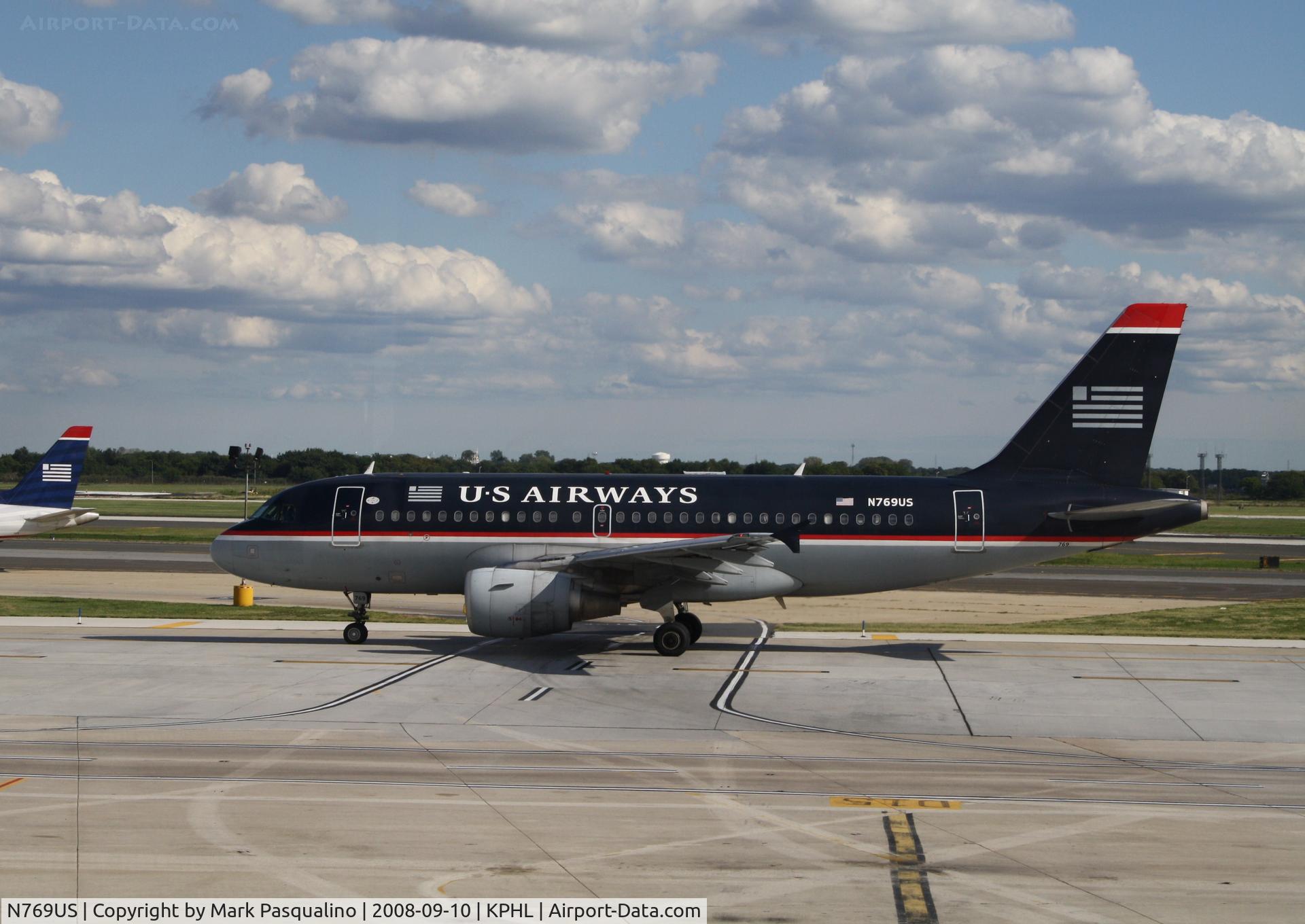 N769US, 2000 Airbus A319-112 C/N 1391, Airbus A319