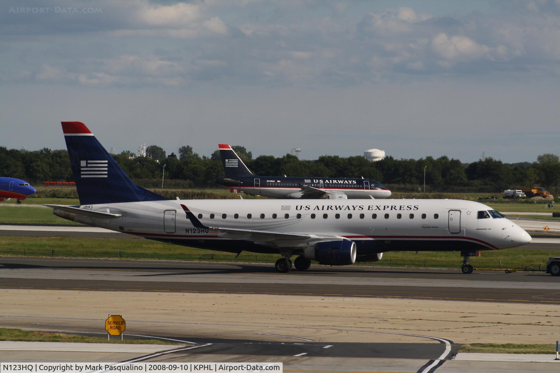 N123HQ, 2007 Embraer 175LR (ERJ-170-200LR) C/N 17000199, ERJ170-200LR