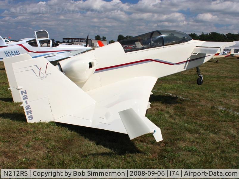 N212RS, 1989 Rutan VariViggen C/N 222, MERFI Fly-in - Urbana, Ohio