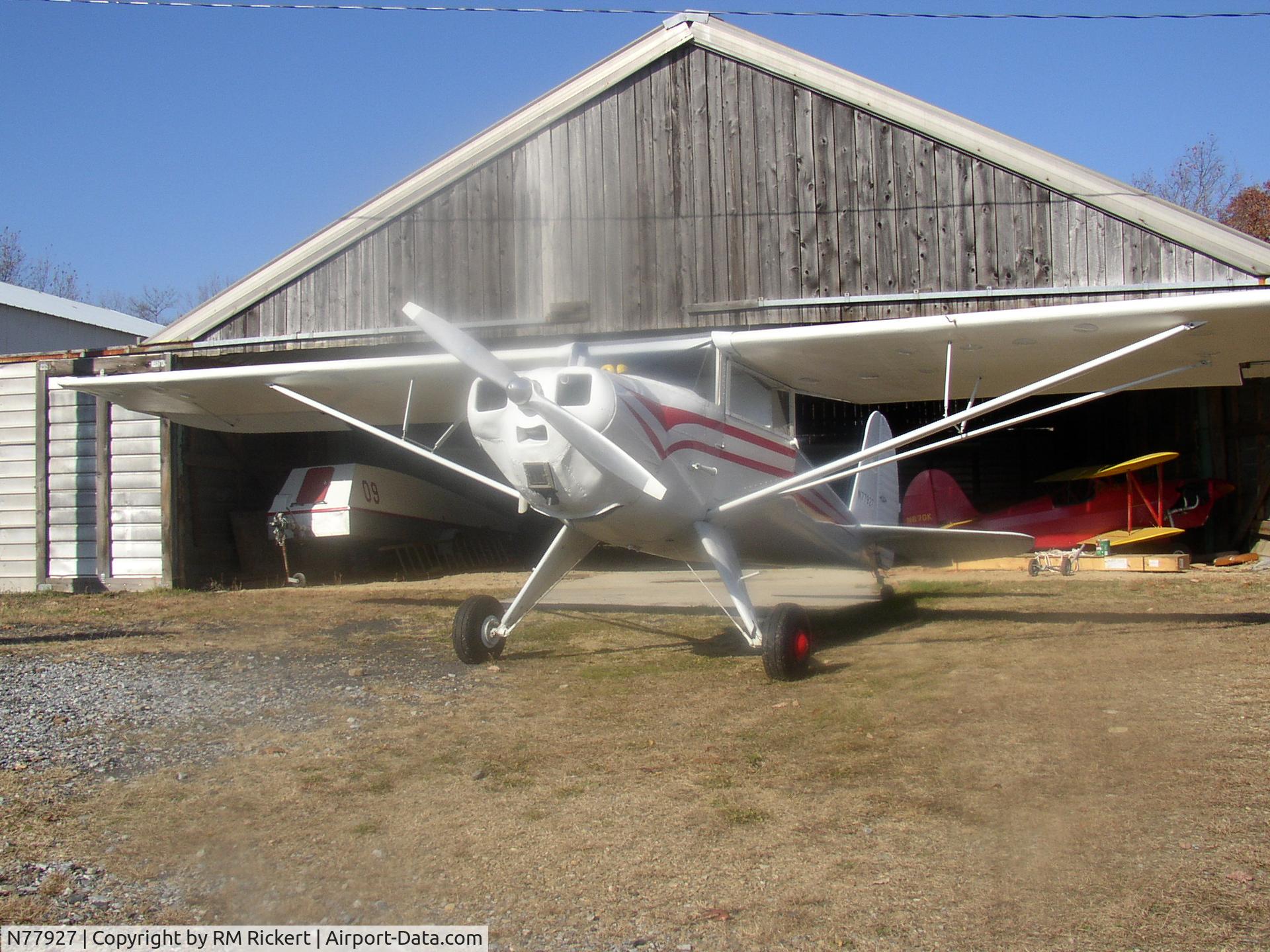 N77927, 1946 Luscombe 8A C/N 3654, 77927 @14N 2002