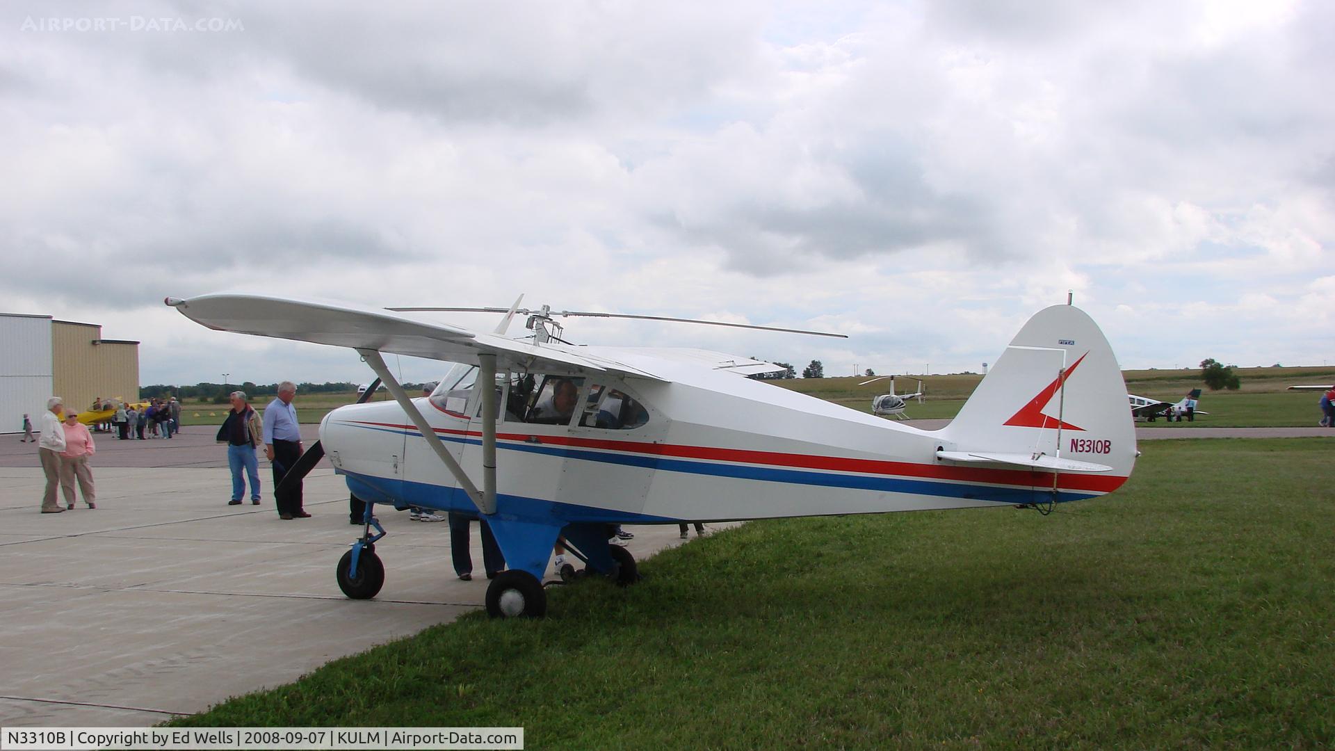 N3310B, 1954 Piper PA-22-135 Tri-Pacer C/N 22-2125, Flight Breakfast at ULM