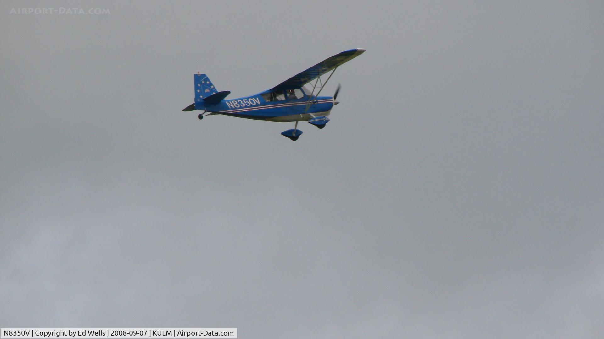 N8350V, 1966 Champion 7ECA Citabria C/N 85, Take off from ULM