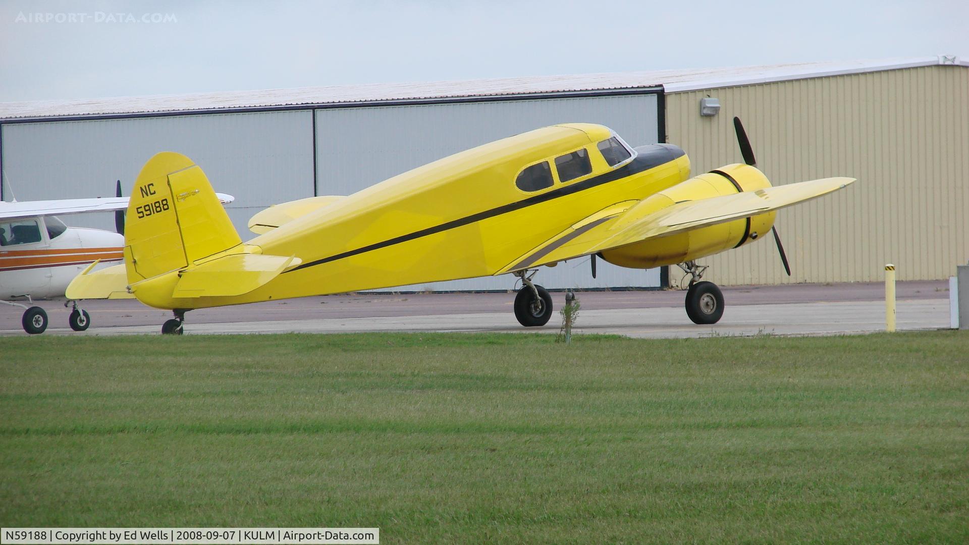 N59188, 1942 Cessna T-50 Bobcat Bobcat C/N 3084, Flight Breakfast at ULM