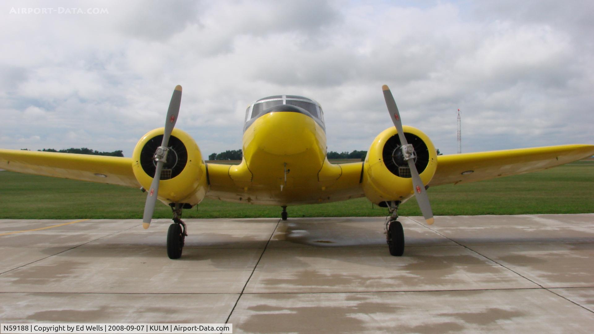 N59188, 1942 Cessna T-50 Bobcat Bobcat C/N 3084, Flight Breakfast at ULM