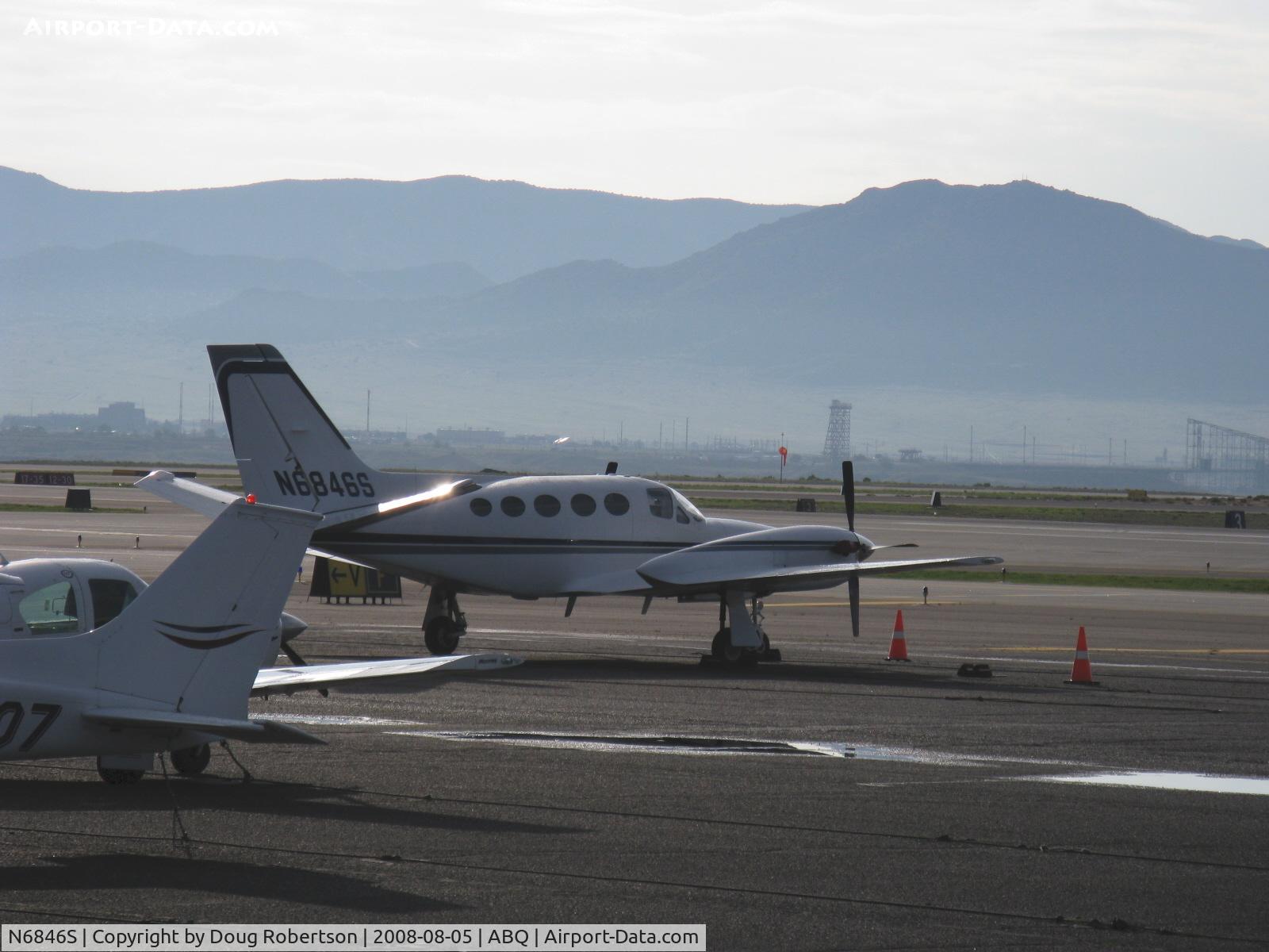 N6846S, 1981 Cessna 425 C/N 425-0081, 1981 Cessna 425 CORSAIR, two P&W(C)PT6A-112 turboprops flat rated to 450 shp each
