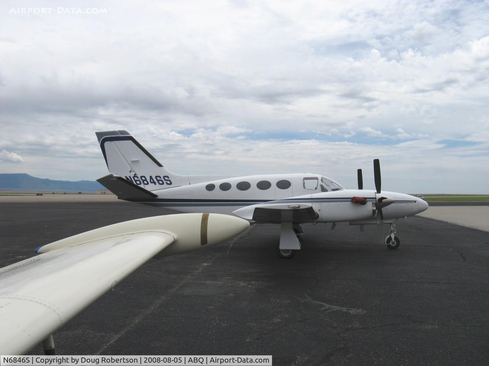 N6846S, 1981 Cessna 425 C/N 425-0081, 1981 Cessna 425 CORSAIR, two P&W(C)PT6A-112 turboprops flat rated to 450 shp each