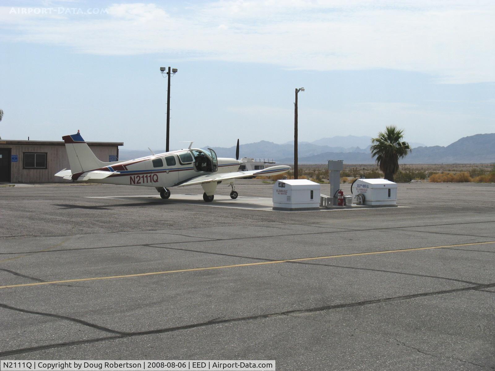 N2111Q, 1969 Beech 36 Bonanza C/N E-135, 1969 Beech 36 BONANZA, Continental IO-550 300 Hp upgrade, pit stop only on a very hot day