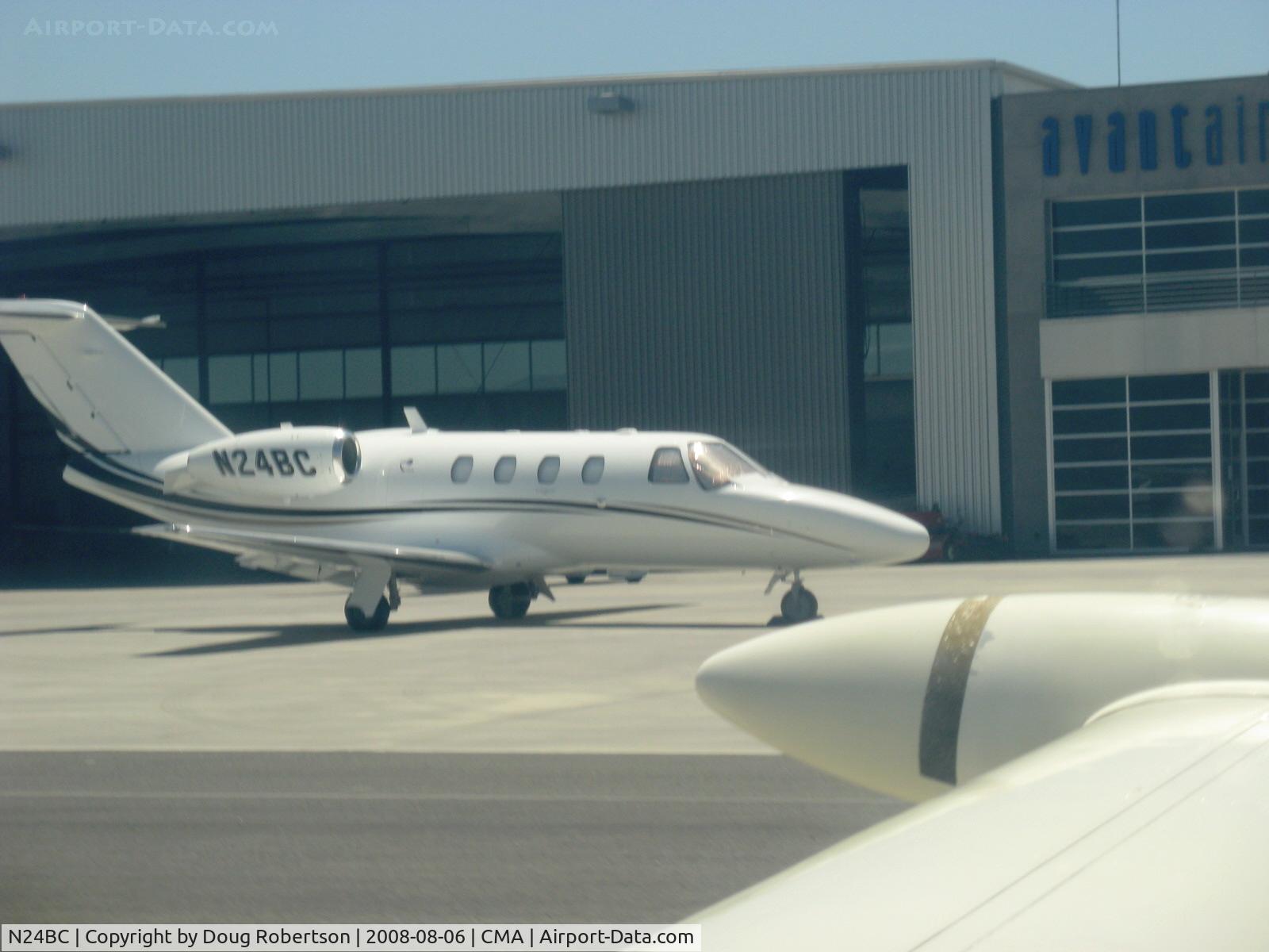 N24BC, 2007 Cessna 525 CitationJet CJ1+ C/N 525-0651, 2007 Cessna CITATION 525 CJ1+, two Williams FJ44-1A Turbofans 1,900 lb st each, at AVANTAIR Elite Svcs. ramp