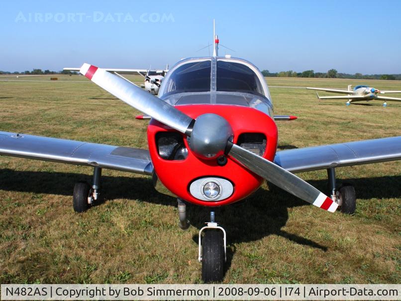 N482AS, 1968 Piper PA-28-140 C/N 28-25252, MERFI Fly-in - Urbana, Ohio